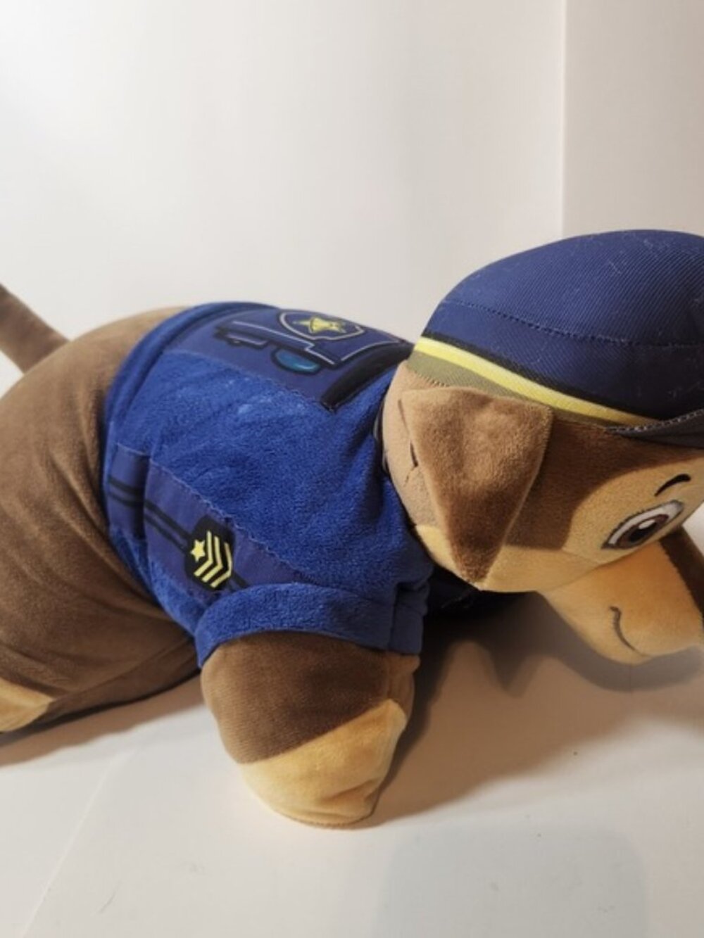 Pillow Pets Paw Patrol Chase Police Dog Plush Folding Stuffed Animal Toy 16 inch